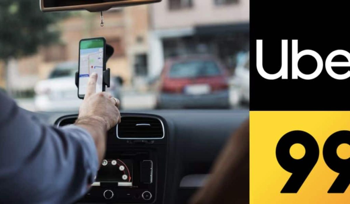 Motorista-de-aplicativo-e-logo-da-Uber-e-99